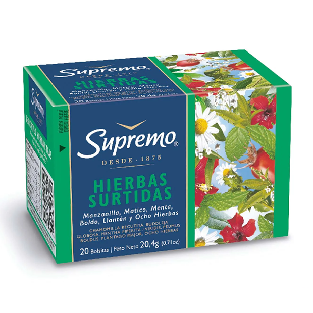 TE HIERBAS SURTIDAS SUPREMO 20 BOL- UN