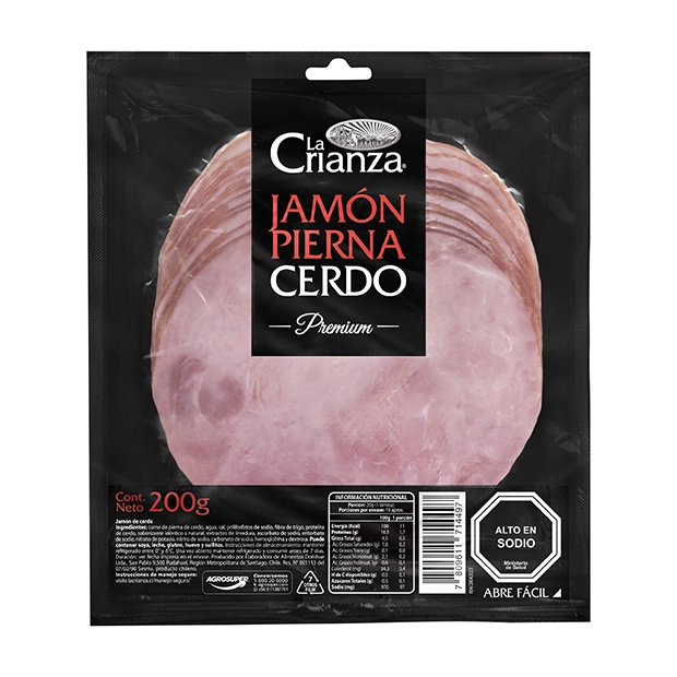 JAMON PIERNA CERDO LA CRIANZA 200 GR - UN