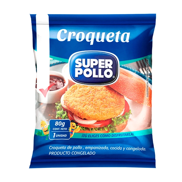 CROQUETA DE POLLO SUPER POLLO 80 GR UN