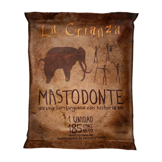 HAMBURGUESA MASTODONTE LA CRIANZA 185GR