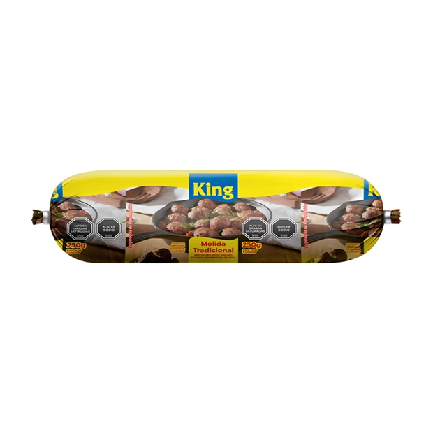 CARNE MOLIDA TRADICIONAL DE VACUNO KING 250 GR UN