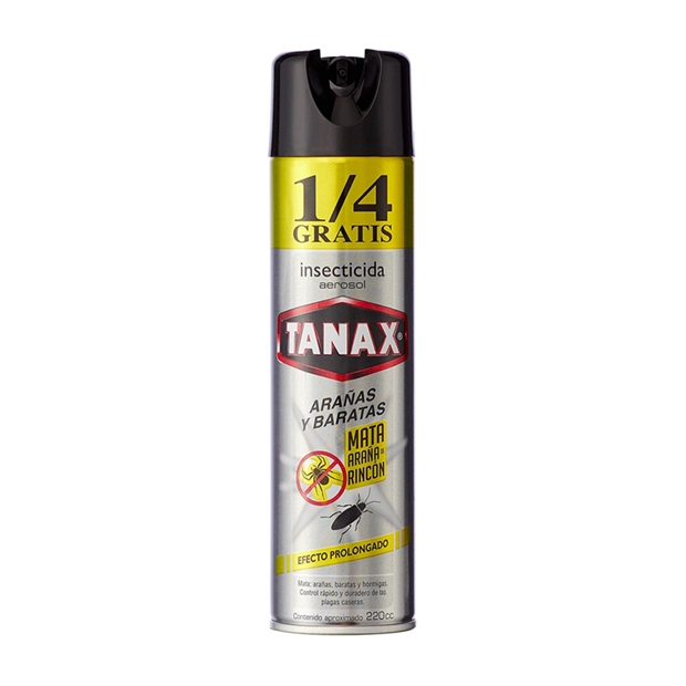 TANAX AEROSOL ARAÑA Y BARATAS 220 CC - UN