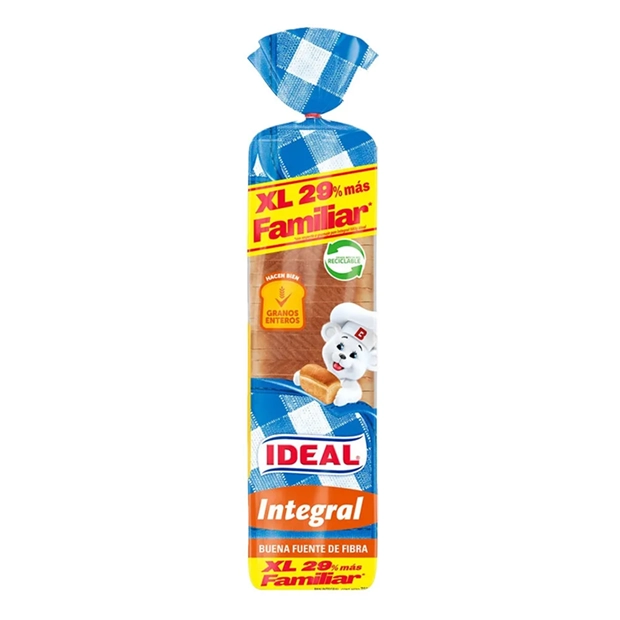 PAN BLANCO XL FAMILIAR IDEAL 750 GR UN