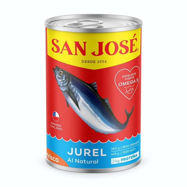 JUREL AL NATURAL SAN JOSE 425 GR UN
