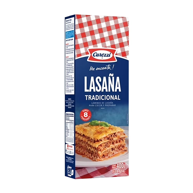LASAGNA CAROZZI - 400GR - UN
