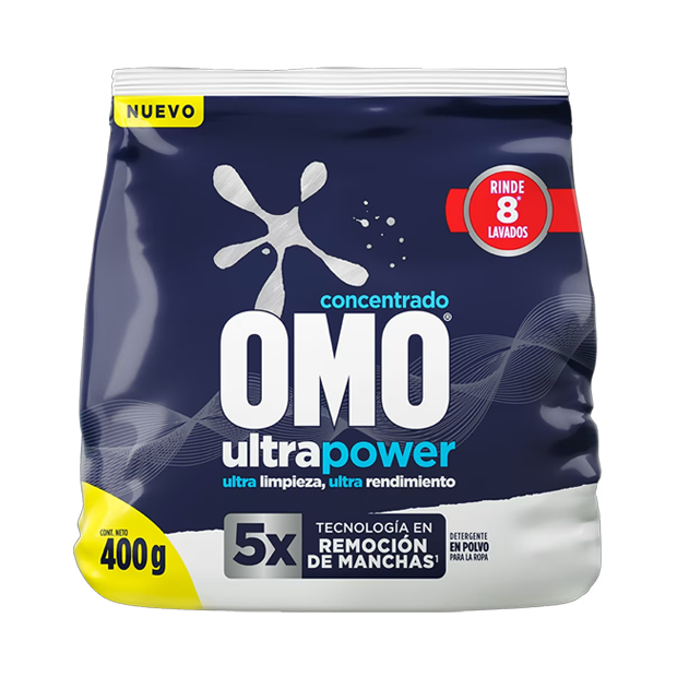 DETERGENTE OMO EN POLVO 400 GRS - UN