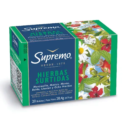 [62088] TE HIERBAS SURTIDAS SUPREMO 20 BOL- UN