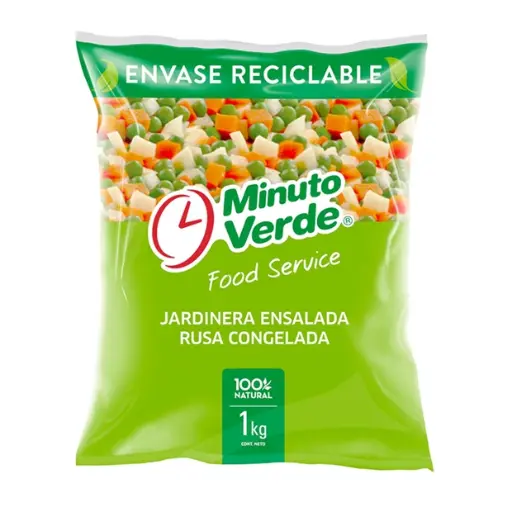 [62038] JARDINERA ENSALADA RUSA MINUTO VERDE 1 KG UN