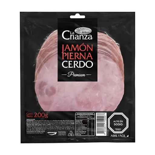 [62174] JAMON PIERNA CERDO LA CRIANZA 200 GR - UN
