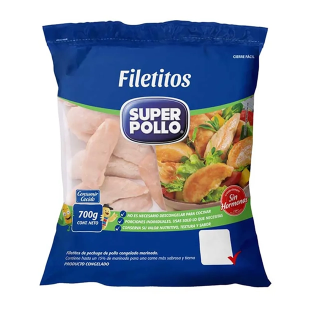 [83016] FILETITOS DE POLLO SUPER POLLO 700 GR UN