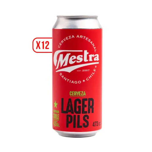 [76791824852783] MESTRA LAGER PILS 473CC LATA