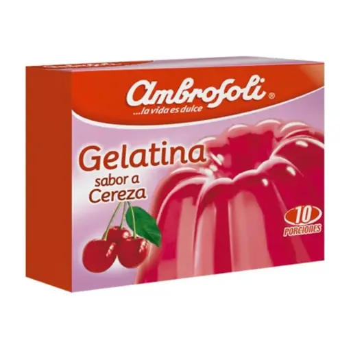 [60787] GELATINA SABOR CEREZA 100 GR UN