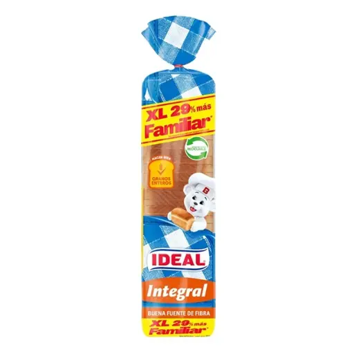[62767] PAN BLANCO XL FAMILIAR IDEAL 750 GR UN