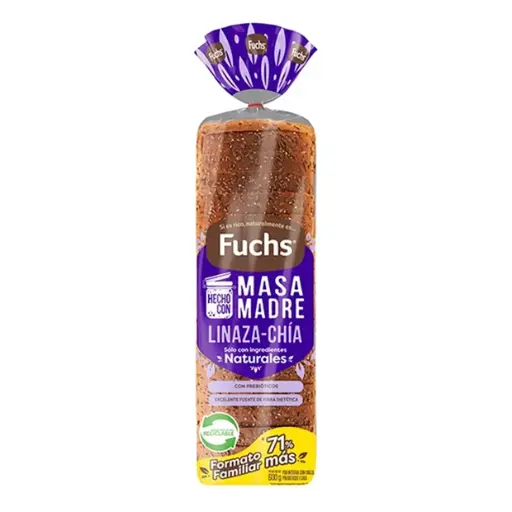 [61220] PAN MASA MADRE LINAZA-CHIA FUCHS 600 GR UN