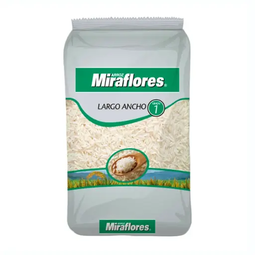 [60006] ARROZ MIRAFLORES LARGO G1 - 1KG - UN
