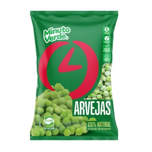 [83022] ARVEJAS MINUTO VERDE 500 GR UN