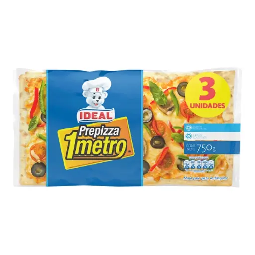[61227] MASA PRE PIZZA 1 METRO CLASICA IDEAL 750 GR UN