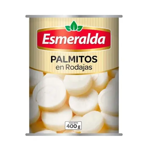 [60762] PALMITOS EN RODAJAS ESMERALDA 400 GR UN
